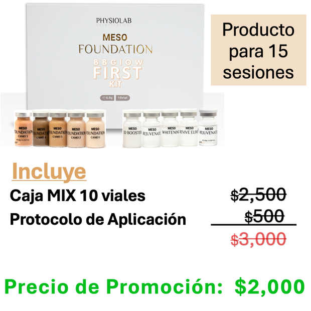 Caja 10 viales BBGlow Physiolab